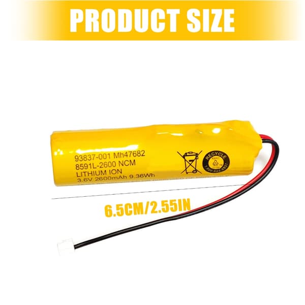 Multifunktionelt 2600mAh erstatningsbatteri egnet til 8148/8591/8504 modeller