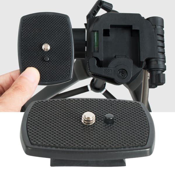 Præcis Quick Release Kameramonteringsplade til CX-444 CX-888 Tripod Adapter
