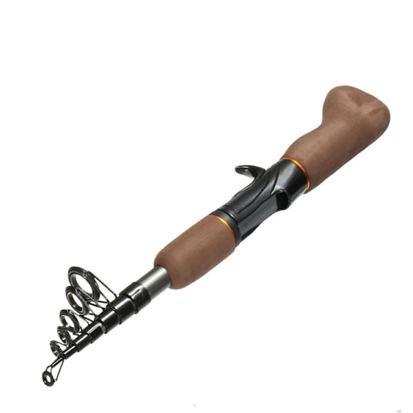 Bärbart kolfiberteleskop fiskespö Resa Sea Rock Spinning Pole
