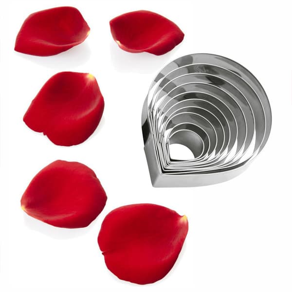 Roseblader Form Kake Dekor Fondant Sjokoladeform Kjeks Silikonform