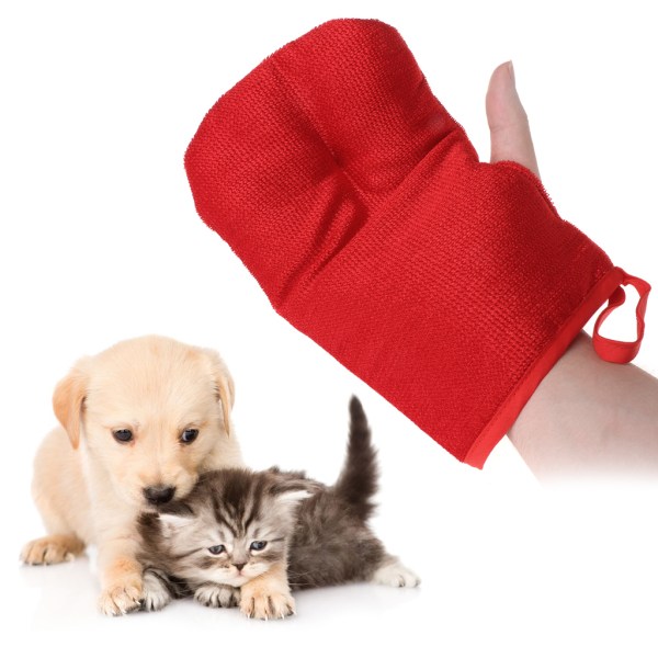 Hårborttagning Städmaterial Mjuk handske för kattung/hund Ta bort löst hår Bäddsoffa Rengöringstillbehör Mjuk handske