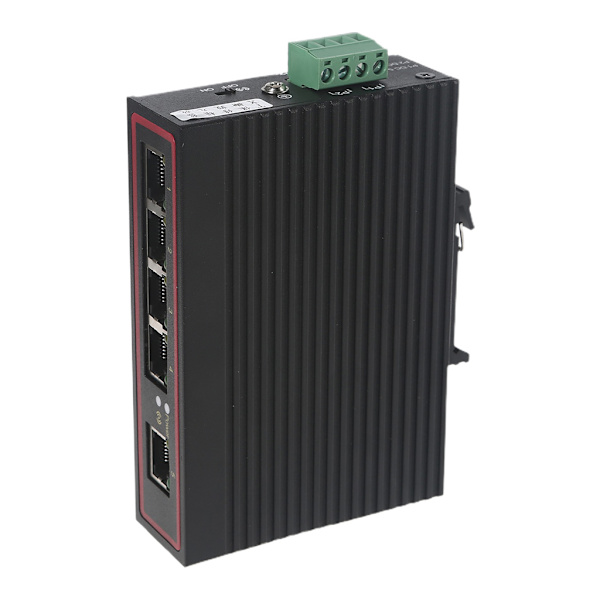 5-portars Din-Rail-nätverksswitch 10/100/1000 Mbps Kapacitet 1 Gb för livstid för Pro