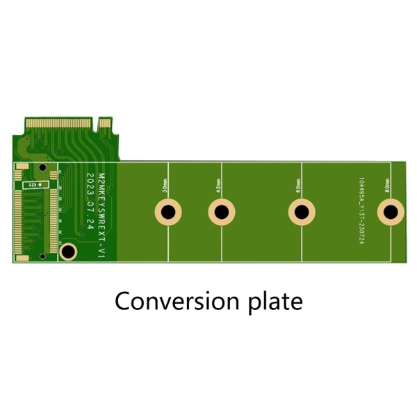 För Rog Ally Handheld Transfer Board PCIE4.0 90 Degrees M2 Transfercard För Rogally SSD-minneskortadapter Tillbehör A
