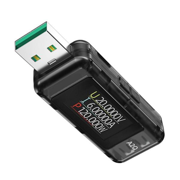 A2Q USB Voltmeter Tester USB Strømanalysator Vedligeholdelse af Lavstrømsenheder