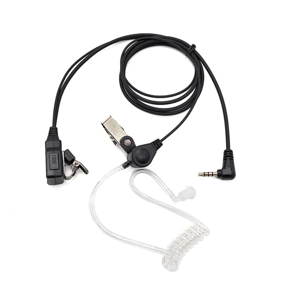 Headset Luftslange Ørepropp Headset PTT Ørepropp for 1s Talkies