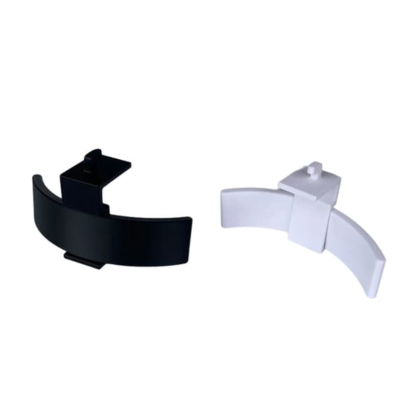Vægmonteret Gaming Controller Holder Universal Hovedtelefonholder Under Bord White