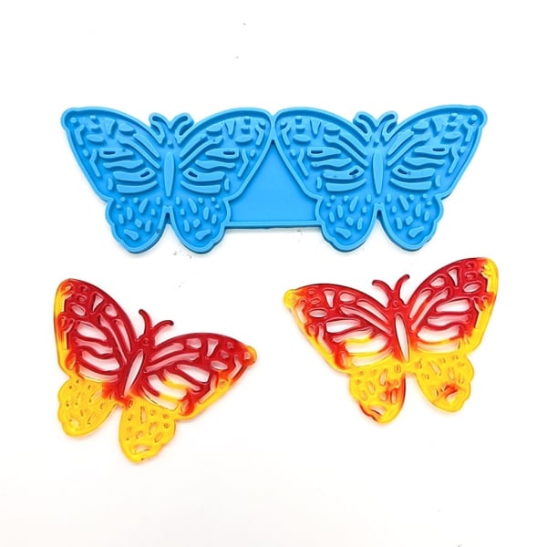 Form Dingla örhänge Form Fjärils- form för DIY-hänge Nyckelring Smycken