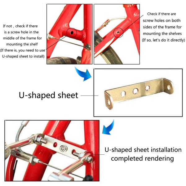 Cykelställ i aluminiumlegering bak Cykelhållare Snabbkoppling Justerbar legerad cykel för bärare Enkel att installera Svart