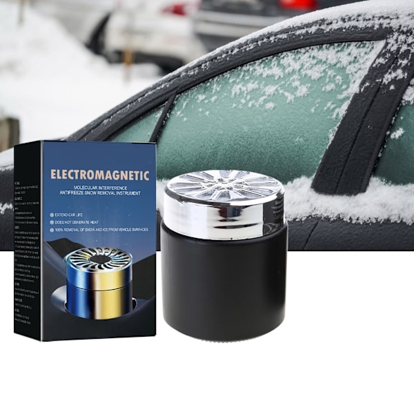 Elektromagnetisk Afiser Molekylære Grænseflader Snefjerner Antifreeze Is Smeltning