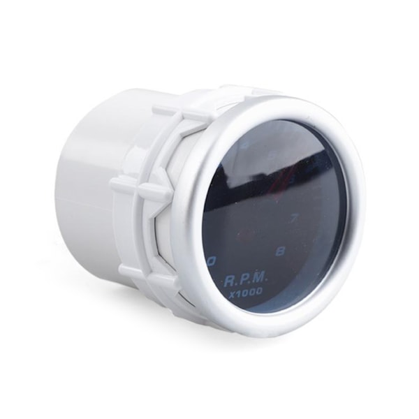 52mm Omdrejningstæller Sensor Timetæller 0-8000RPM Vandtæt Timetæller Måler 12V