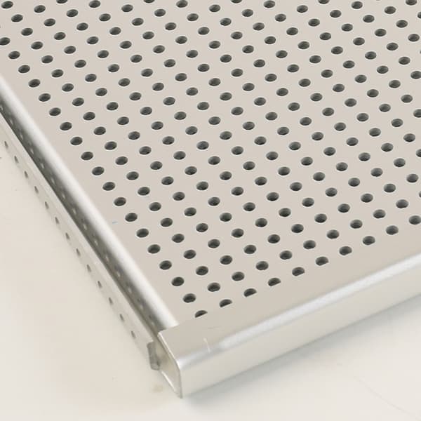 Sæt med 2 perforerede bageplader til ovn til dessert, aluminium Mille Feuille-pander