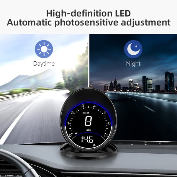 HUD Bil til Head Up Display Speedometer Digitale Målere Auto Træthedskørsel Remi