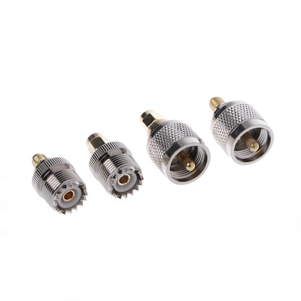 4 stk. A13 Kit Adapter PL259 SO239 til SMA Han Hun RF-stik Testkonverter