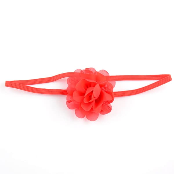 Elastisk Hårbånd med Solsikker, Bohemsk Motehodeplagg Chiffon Hodebånd