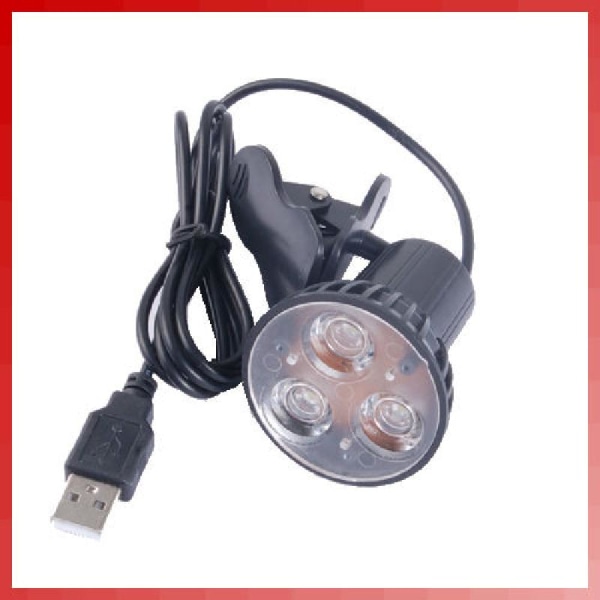 USB 3 LED-klämma Glödlampa Lampa för stationär bärbar dator Bärbar dator Läsning