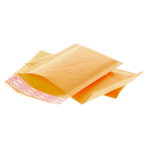 10 st Kraft Bubble Mailers Gula vadderade postpåsar Papper Kuvert