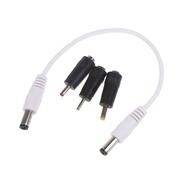 Power 5,5x2,5 mm hane till hane med 4,0x1,7 mm 3,5x1,35 mm 2,5x0,7 mm power för routrar Laptop-högtalare