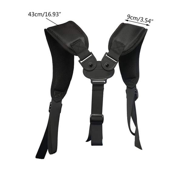 Universelle golfbag doble skulderstropper golfbærestropp slitesterk