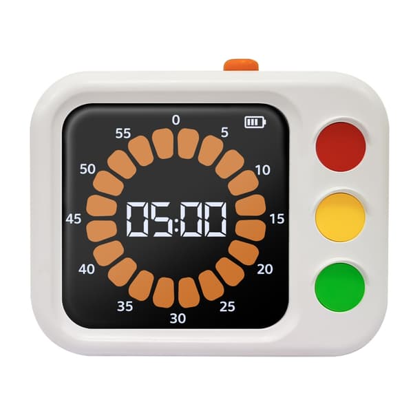 Digital opgavetimer 60 minutter Visuel timer til studerende Tidsstyringsværktøj