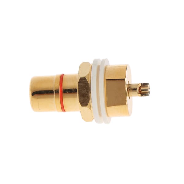 2 st CMC guldpläterad koppar RCA hona Phono Jack Panelmonterad chassikontakt