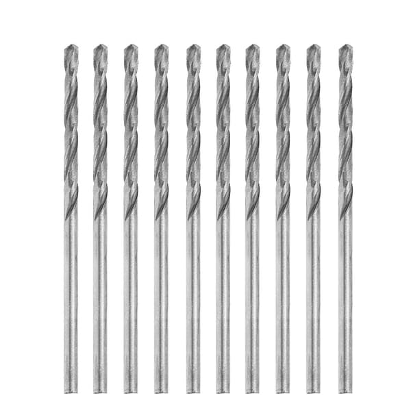Multifunktionell 10 st. liten mikro HSS 0,8 mm rak skaft spiralborr