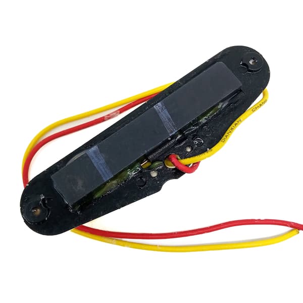 Strat Style elgitarr Pickup Kit, Single Coil Pickup Laddad Highout Pickup Ersättning Passar för 6-strängad gitarr Black