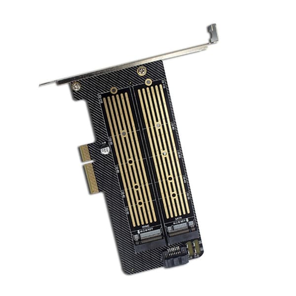 PCIE Adapterkort til M.2 NVME SSD'er Dobbelt Interface Udvidelseskort