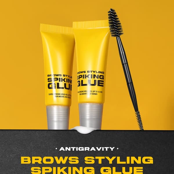 Långvarig ögonbrynskräm och borstset för svettresistent och definierade bryn