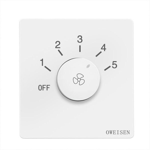 Kapacitans Typ Takfläkt Universal Elektrisk Fläkt Governor Controller Toppfläkthastighetsreglering Femte växeln Fläktomkopplare