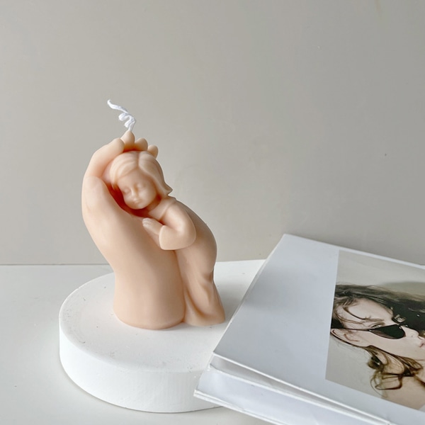 Mors hand molds för ljustillverkning 3D sexiga kvinnliga mould Silikon Hartsgjutning Form Aromaterapihantverk