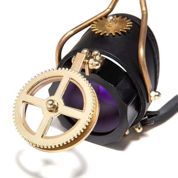 Justerbare Retro Steampunk Motorcykelbriller til Rollespil og Temafester