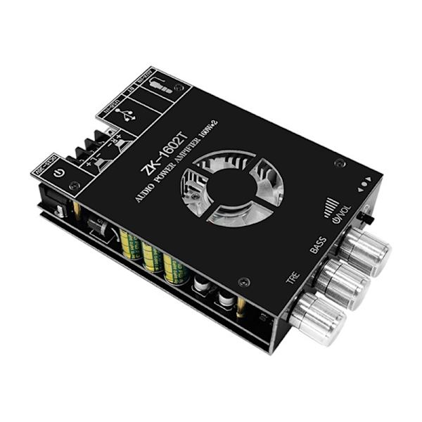 DIY ZK-1602T Bluetooth-yhteensopiva 5.0 Digitaalinen Tehovahvistinmoduuli TDA7498E Korkea Basso Säätö 160W+160W Suuriteho