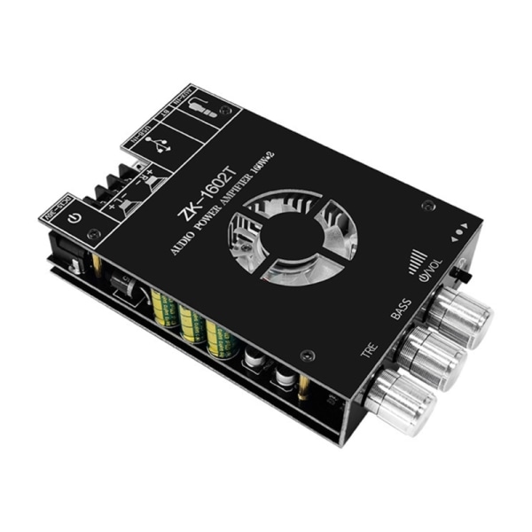 DIY ZK-1602T Bluetoothkompatibel5.0 Digital Effektforstærker Modul TDA7498E Høj Basjustering 160W+160W Høj Effekt