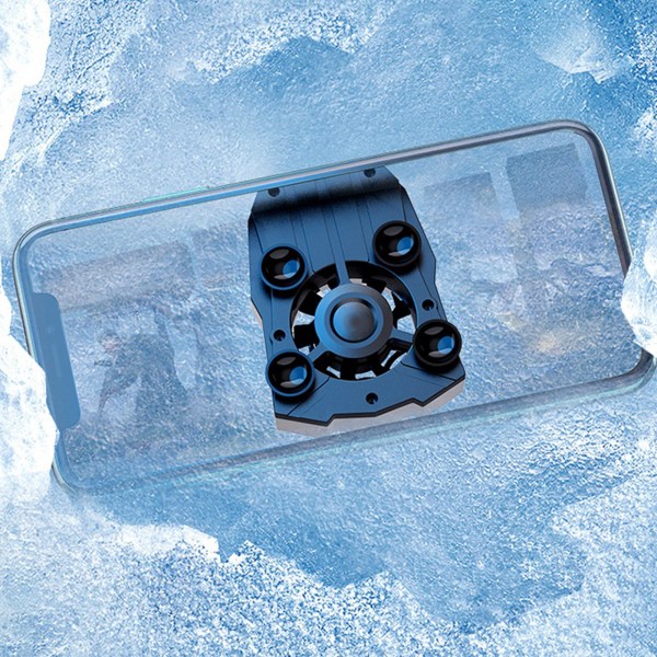 P11 Telefon Värmekylare USB Uppladdningsbar kylare Mobiltelefon Back Clip Case 4700r/min Kylfläns för spel