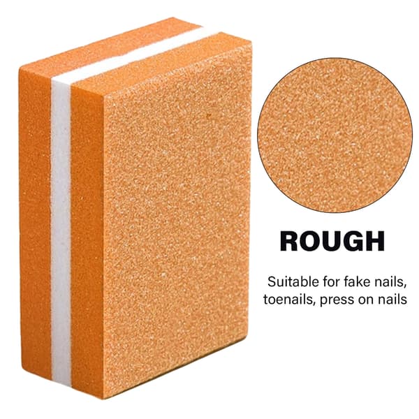22 st Nagelbufferblock Svamp Nagelfil Sandpappersblock Nageltillbehör