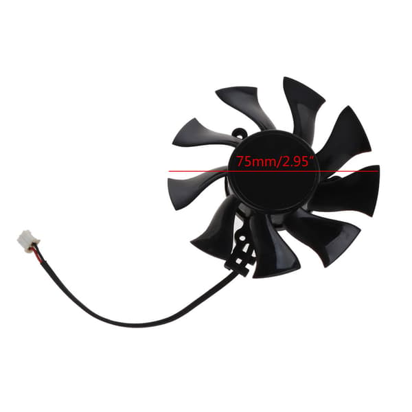 2-bens mineblæser til Sapphire HD6850 HD4860 grafikkort køleblæsere