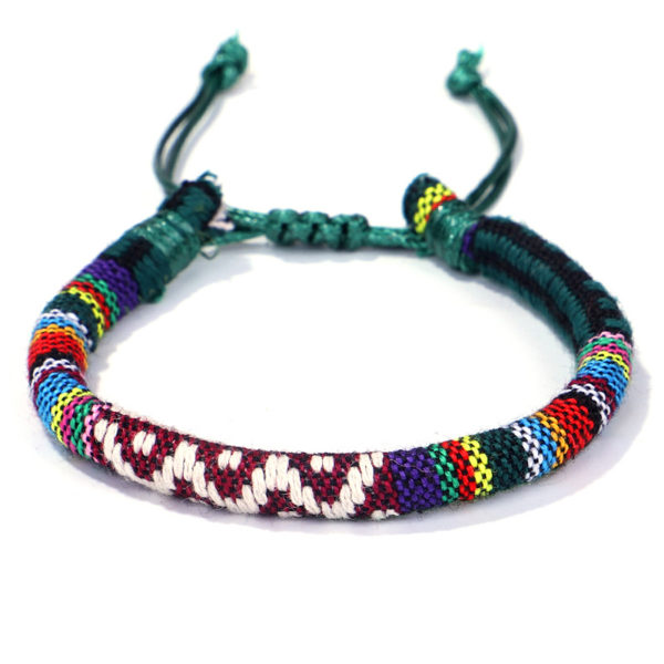 Boho Justerbara Wrap Armband Herr Kvinnor Etnisk Hippie Vristband Armband Handgjorda Summer Beach Festival Accessoarer 2