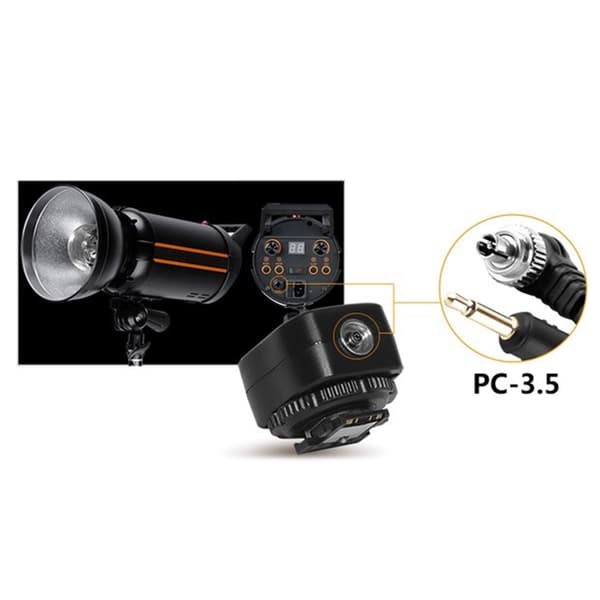 Professionell TF335 Blixtskoadapter Konverterare för A7S A7SII A7R A7RII