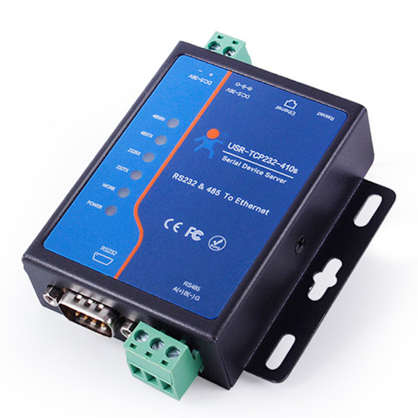 Dual Seriell Server RS232 & RS485 til 410s Basert På Cortex-M4 TCP/IP Protokoll