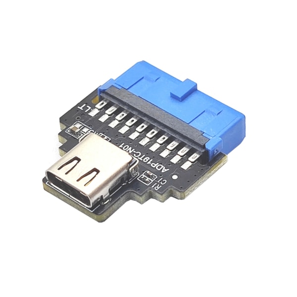 USB3.2 Adapter 19PIN IDC till Typ-C honutgång 19PIN Header Converter IDC till hona TYPE-C Port 19PIN Adapter