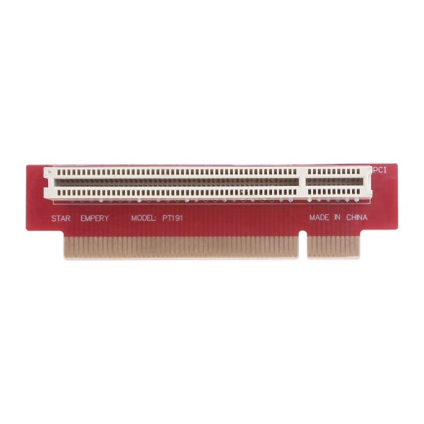 PCI Reverse Card Forward Card 1U Chassi PCI Horisontell Adapter 1U 90 graders 32-bitars PCI Riser Card Rack Installation null - A