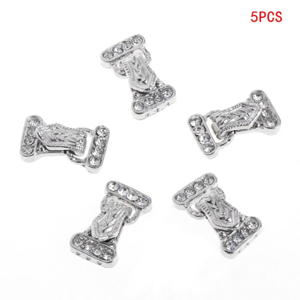 5 st/ set 24x14 mm magnetiska smycken spännen 3 tråd för strass smycken Accesso