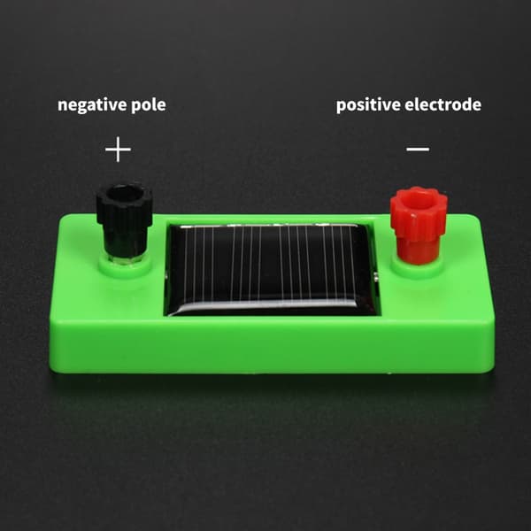 Pedagogisk solcellepanel for fysikk, elektrisitetseksperimenter