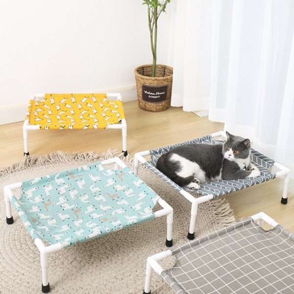 Cool hängmatta sommarkattbyte Gunglägersäng Cat Weave-säng för små/mellanstora katter avkopplande säng 7