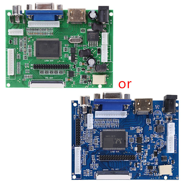 AT070TN90/92/94 7-tums VGA 50-pin LCD-drivrutinskort LCD TTL LVDS-kontrollerkort