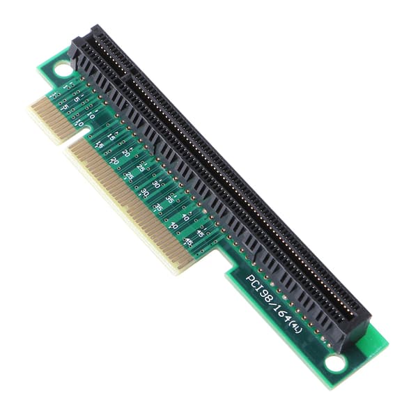 90 graders PCI-E 8X hann til 16X hunn riser-adapter for 1U 2U GPU-støtte
