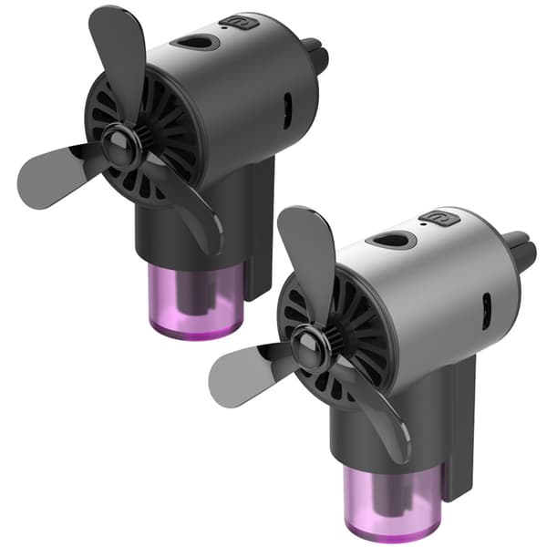 Innovativ Auto Luftspreder Med Dobbelt Luftsystem Og Sikker Ventilationsmontering Til Biler Lastbiler Black
