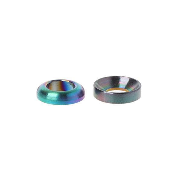2 st/ set Cykelmellanlägg Hydrauliskt bromsok M6 för MTB-cykel i titanlegering Titanium