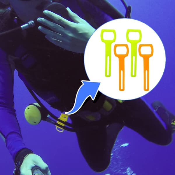 4 kpl Sukellus Silikonisäädin Octopuksen Pidike Hihna Sukellusvarusteet