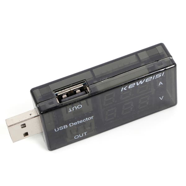 USB Strøm Spændingstester USB Voltmeter Amperemeter Detektor Dobbelt Række Viser Ny